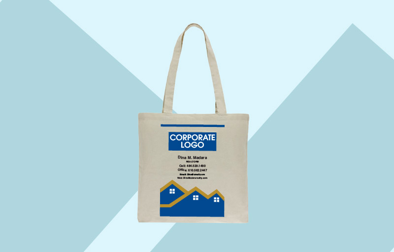 Coldwell Banker Real Estate Tote Bags - CB personalized promotional products | Sparkprint.com