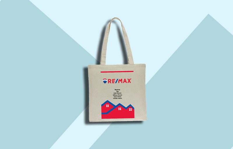 RE/MAX Real Estate Tote Bags - RE/MAX personalized promotional products | Sparkprint.com