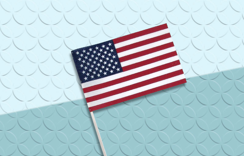 American Plastic Lawn Flags