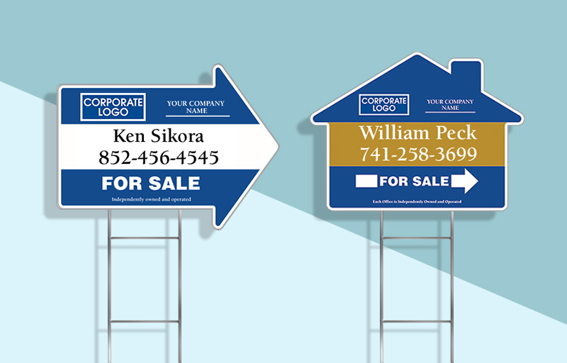Coldwell Banker Real Estate Sign Panels - Coldwell Banker real estate signs | SparkPrint.com