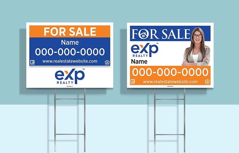 eXp Realty Real Estate Open House/Directional Sign Units -  real estate signs | Sparkprint.com