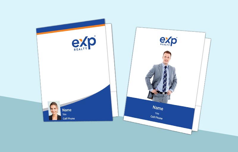 eXp Realty Real Estate Custom Presentation Folders -  custom folders | SparkPrint.com