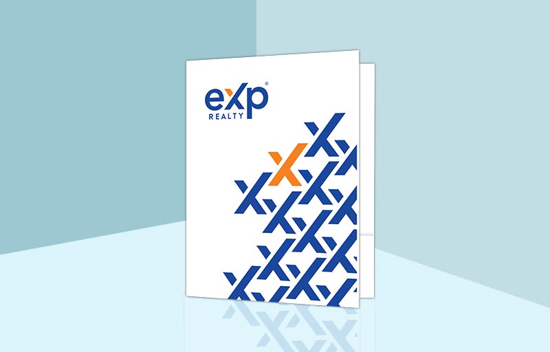 eXp Realty Real Estate Stock Presentation Folders -  stock folders | SparkPrint.com