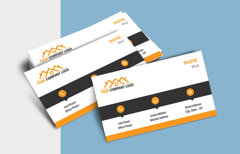 Real Estate Standard Business Cards - Standard & Rounded Corner Business Cards for Realtors | Sparkprint.com