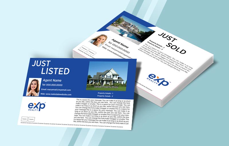 eXp Realty Real Estate Postcards (Delivered to you) -  postcard templates | Sparkprint.com