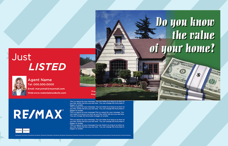 RE/MAX Real Estate EDDM Postcards - RE/MAX personalized Every Door Direct Mail Postcards | Sparkprint.com