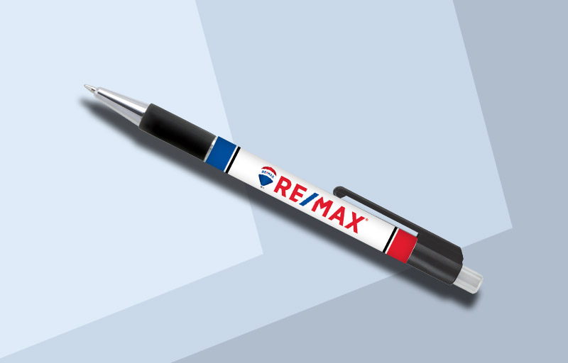 RE/MAX Real Estate Colorama Grip Pens - RE/MAX promotional products | Sparkprint.com