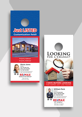 RE/MAX  Door Hangers | Sparkprint.com