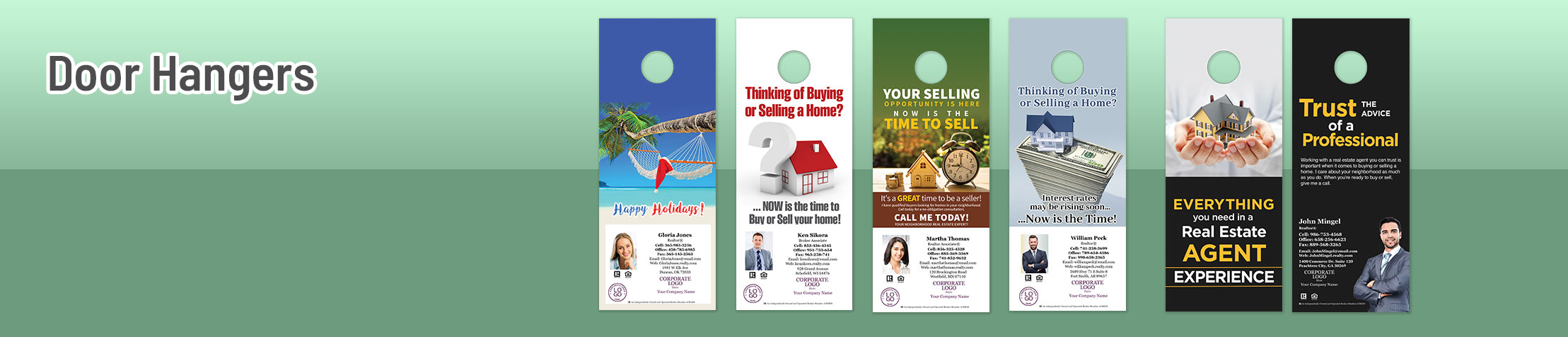 Berkshire Hathaway approved door hangers | sparkprint.com