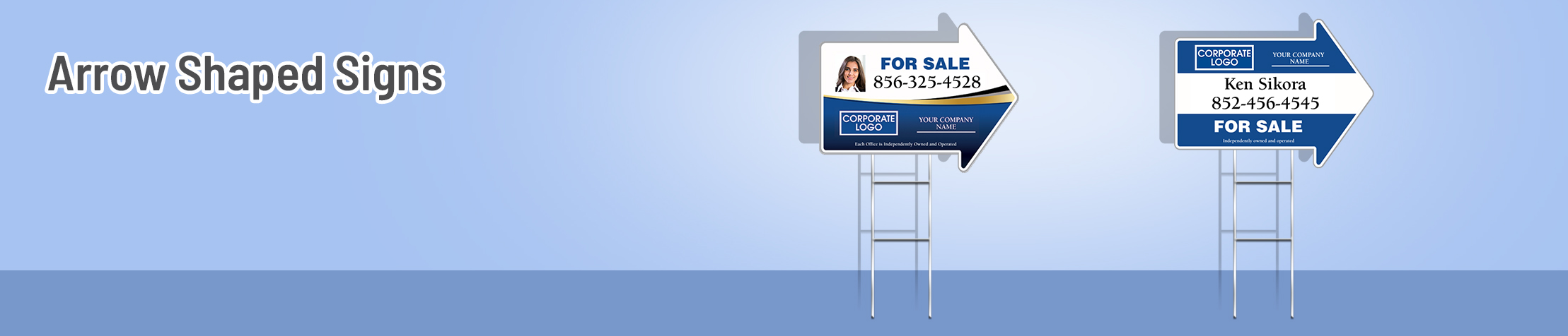 Coldwell Banker Real Estate H-Frame Single Rider Units - Coldwell Banker real estate signs | SparkPrint.com