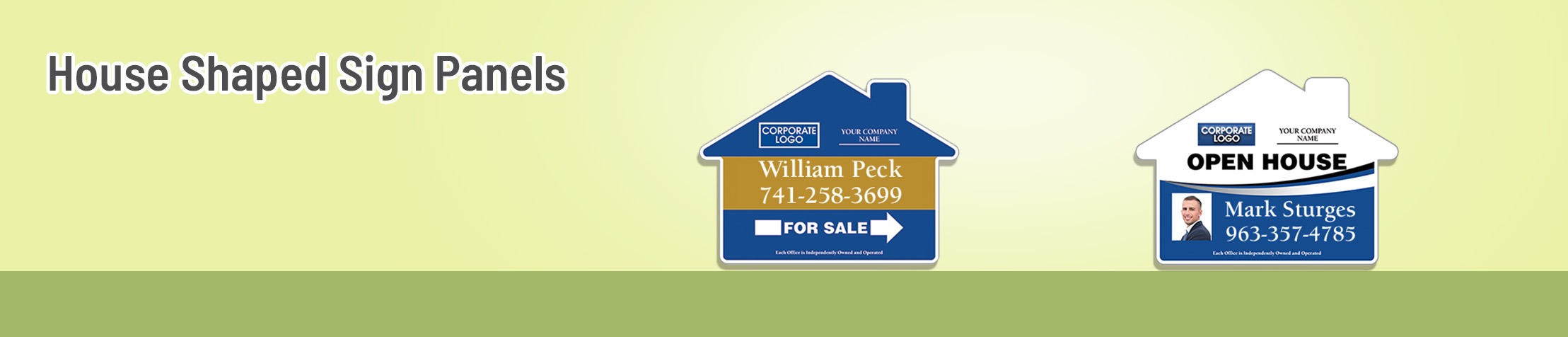Coldwell Banker Real Estate Arrow Shaped Signs - Coldwell Banker directional real estate signs | SparkPrint.com