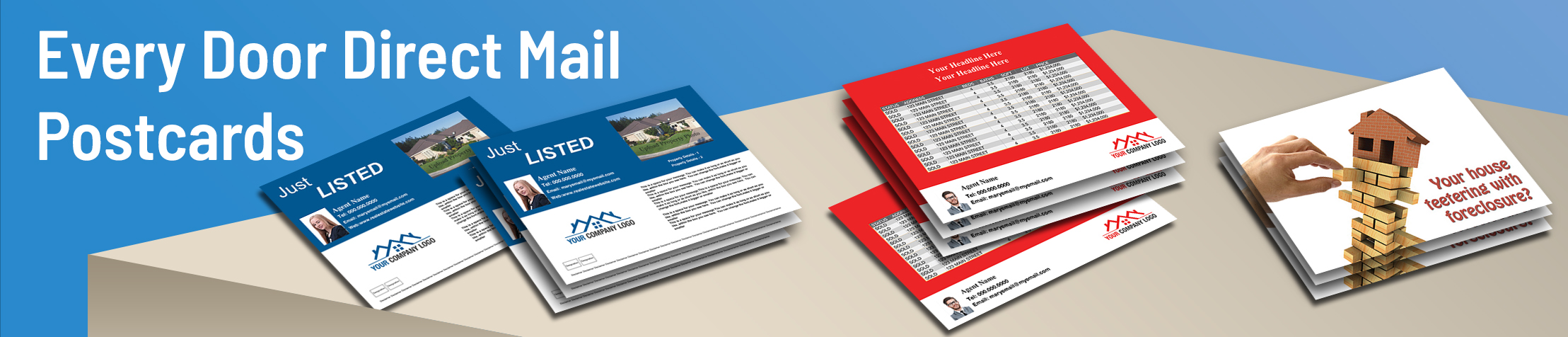 Real Estate Every Day Direct Mail Postcards | Sparkprint.com