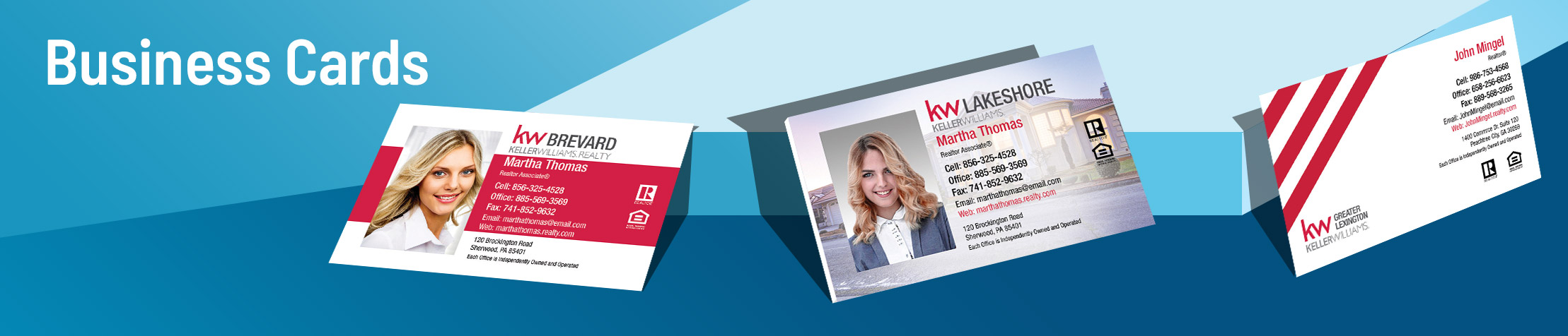 Keller Williams Business Cards | Sparkprint.com