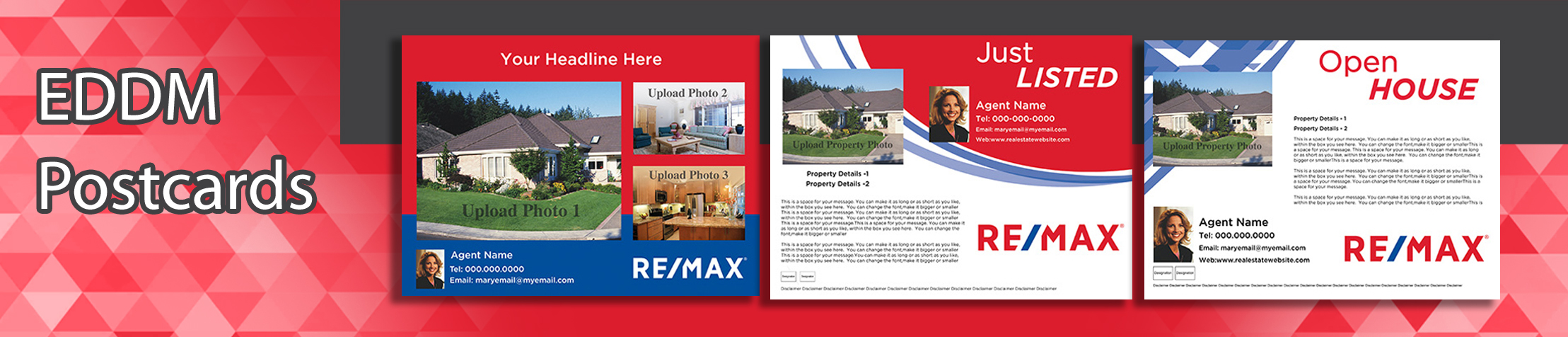 RE/MAX Real Estate EDDM Postcards - RE/MAX personalized Every Door Direct Mail Postcards | Sparkprint.com