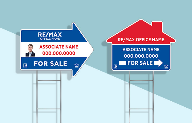 RE/MAX Real Estate Open House/Directional Sign Units - RE/MAX  real estate signs | Sparkprint.com